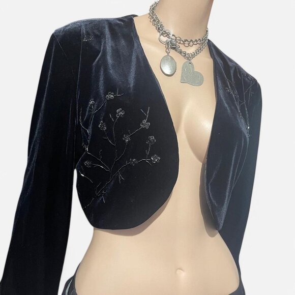 afterdark womens top blazer size 8 bolero - Picture 3 of 8